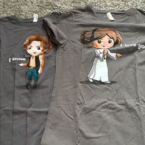 Star Wars couples t shirts